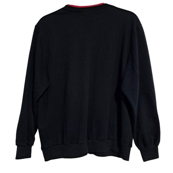 Vintage 90a Alfred Dunner Sweatshirt L Plaid Teddy Bear Applique & Red Trim Coll - Picture 4 of 7